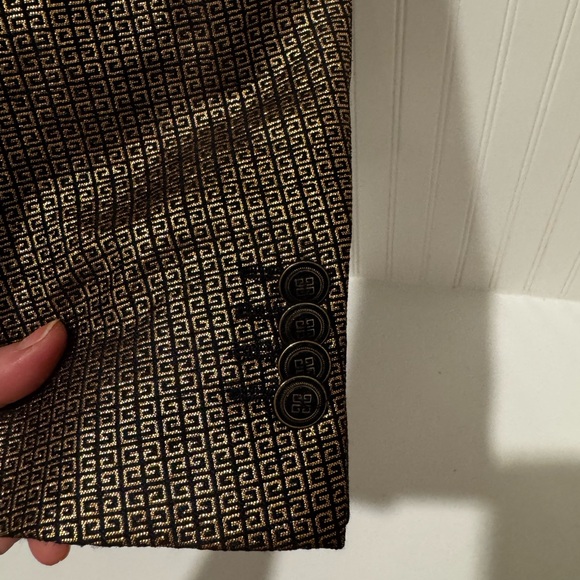 Givenchy gold & black “4G” logo blazer - Picture 6 of 15